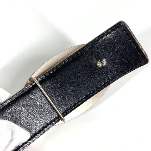 Hermes Belt Double H Logo Buckle Leather Orange main image 4